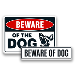 Beware Of Dog Signs