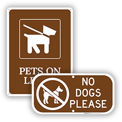 Image of Dog Park & Trail Signs