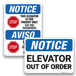 Image of Elevator Signs