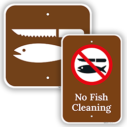 Image of Fish Cleaning Signs