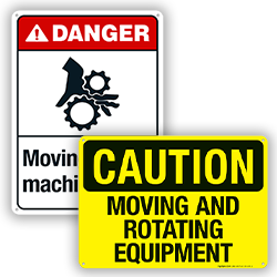 Image of Moving Machinery Signs