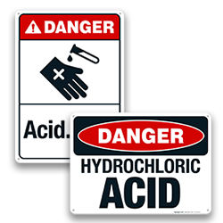 Acid Warning Signs