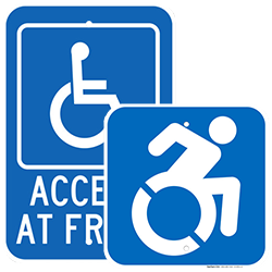 ADA Accessible Entrance Signs