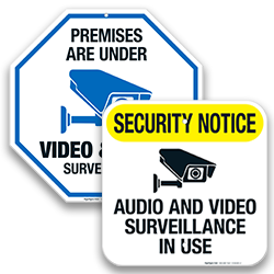Audio Surveillance Signs