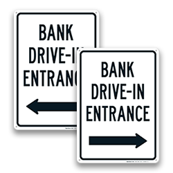 Image of Bank Drive In Signs