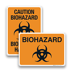 Image of Biohazard Area Signs