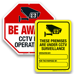 CCTV Surveillance Signs
