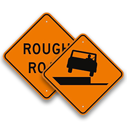 Image of Construction Road Condition Signs