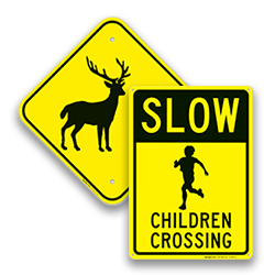 Image of Crossings & Crosswalks Signs