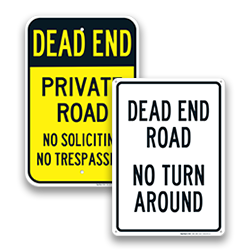 Dead End Signs