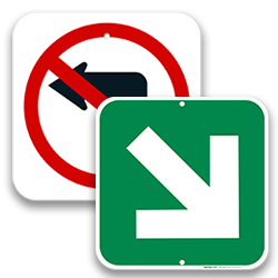 Directional Arrow Traffic Signs