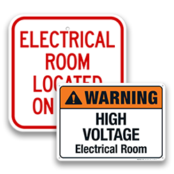 Image of Electrical Room Safety Signs