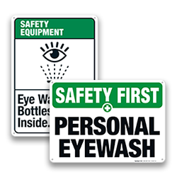 Image of Eye Wash & Shower Signs