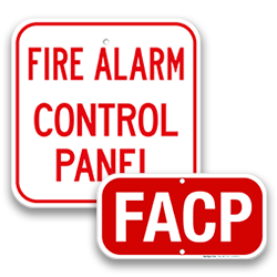 Fire Alarm & FACP Signs