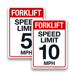 Image of Forklift Speed Limit Signs