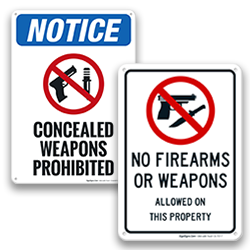 Gun Signs