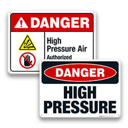 High Pressure Signs