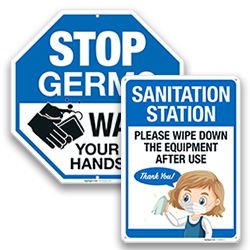 Image of Housekeeping Facility Signs