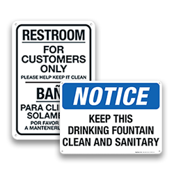 Image of Keep Clean Safety Signs