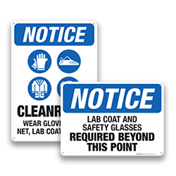 Image of Lab Coat Signs