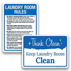 Image of Laundry Room Signs