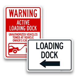 Loading Dock Safety Signs