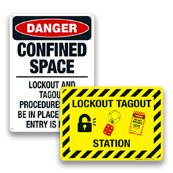 Lockout Tagout Signs