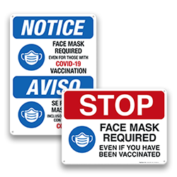 Mask Required Signs