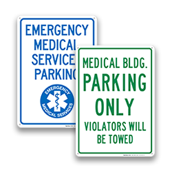 Image of Medical Reserved Parking Signs