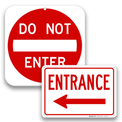 Image of Parking Lot & Garage Traffic Signs