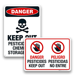 Pesticide Hazards Signs