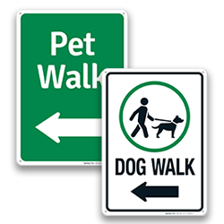 Image of Pet Walk Signs