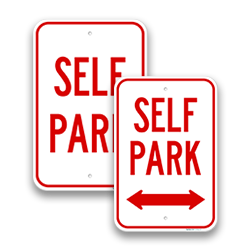 Image of Self Parking Signs