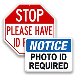 Show ID Signs
