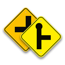 Image of T Junction Signs