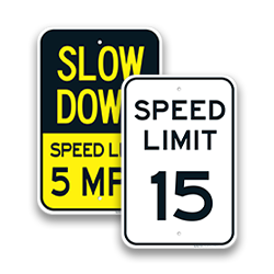 Traffic Control & Speed Warning Signs