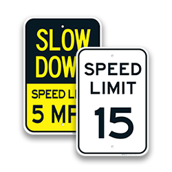 Image of Traffic Control & Speed Warning Signs