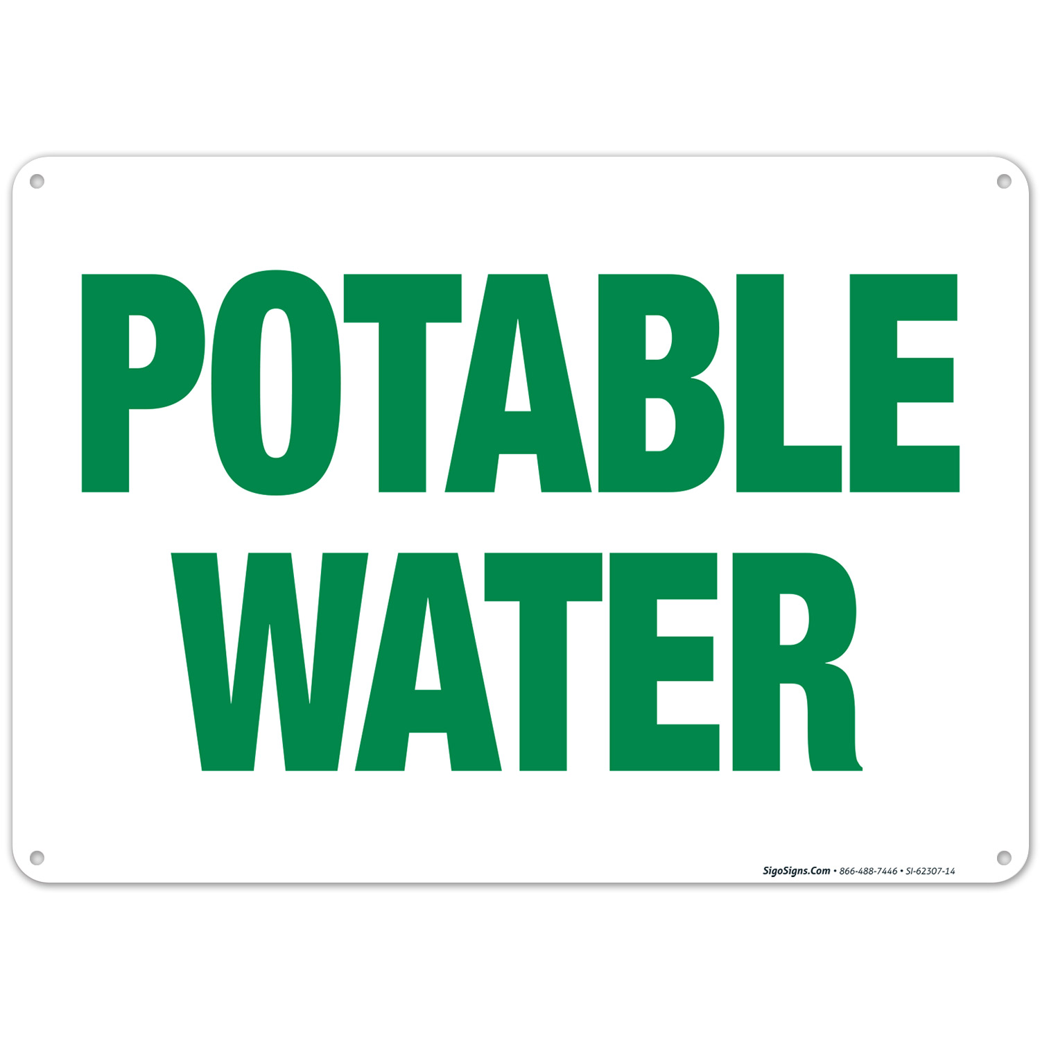 Potable Water Sign