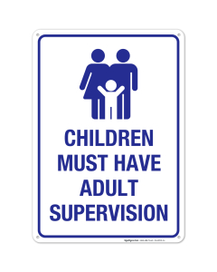 Children Must Have Adult Supervision Pool Sign