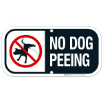 No Dog Peeing With Dog Peeing Graphic