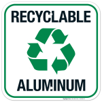 Recyclable Aluminum Label Sign