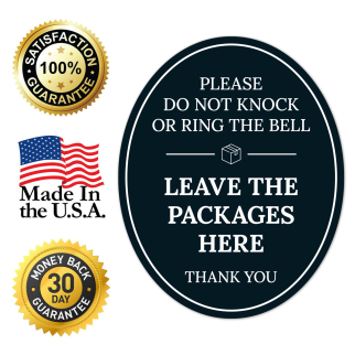 Please Do Not Knock Or Ring The Bell Leave The Packages Here