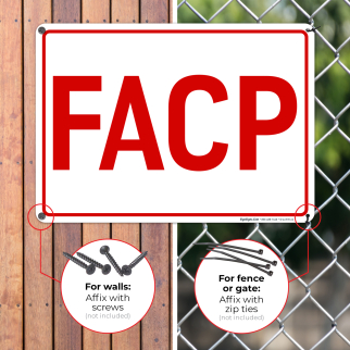 FACP Sign