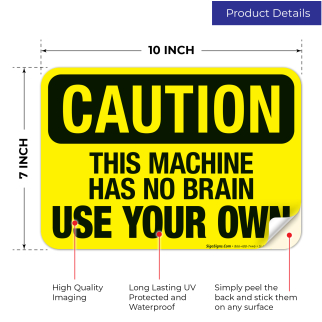 ⚠︎ NO ⚠︎ Caution Safety Sign: Biohazardous Waste - Storage Area