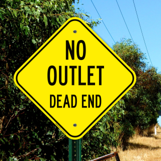 USAストリート看板　NO OUTLET USAストリート看板NO OUTLET
