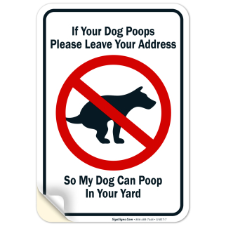 Funny sales dog poop