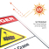 Overhead Crane Hazard Keep Clear Of This Area To Avoid Death Sign, ANSI Danger Sign thumbnail