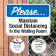 Please Maintain Social Distancing In The Waiting Room Sign thumbnail