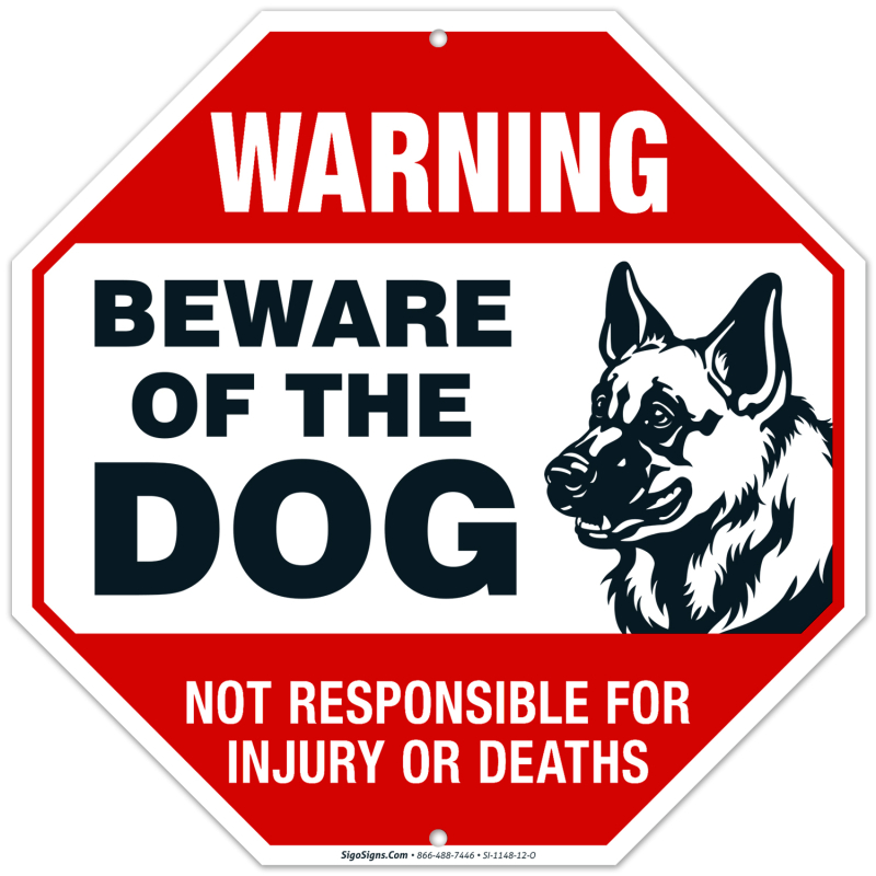 Beware of Dog Sign German Shepherd, Dog Warning Sign beware-of-dog-sign-german-shepherd-dog-warning-sign