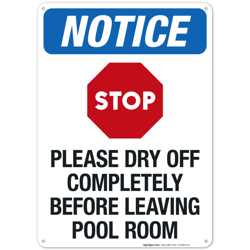 Pool Engine Room Sign Pool Room Sign